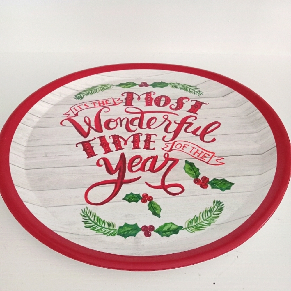 Christmas serving plate